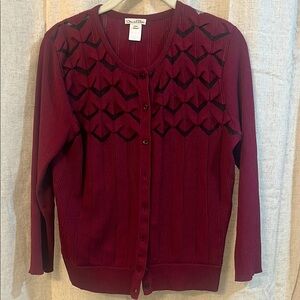 OSCAR DE LA RENTA vintage cardigan sweater